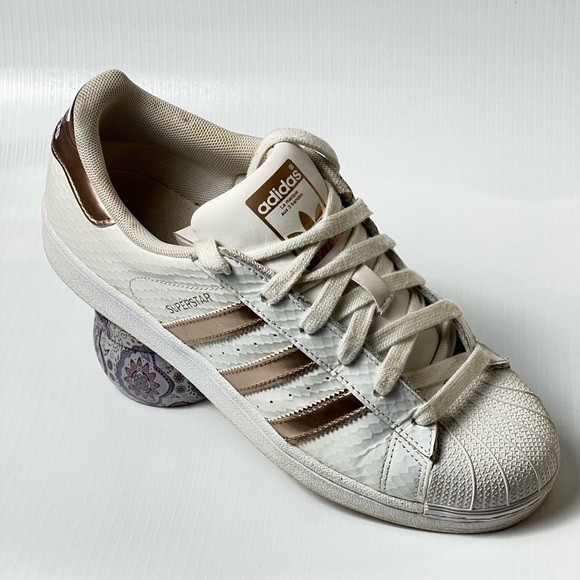 adidas gazelle silver green womens Adidas Superstar Metal Toe Chrome Copper Toe (W)